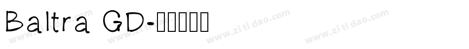 Baltra GD字体转换